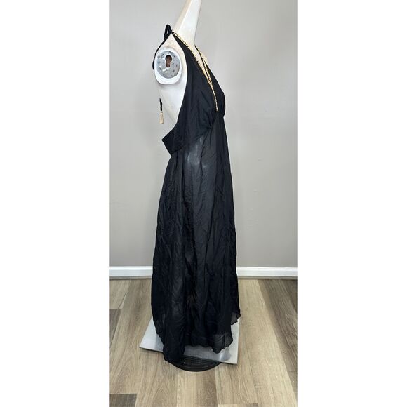 Natori Cotton Silk Voile Halter Maxi Dress Size XL $250 - Picture 10 of 12